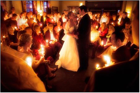 Candles in the barn? Is there such a thing as 'too many candles'? Wedding Holding Candles, Bridesmaids Holding Candles, Candle Lit Wedding Ceremony, Candlelight Wedding Ceremony, Candlelit Wedding Ceremony, Wedding Ceremony Unity Candle, Ceremony Traditions, Candlelight Wedding, Candles Reception