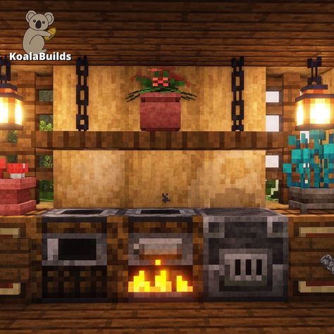 Cute Small Minecraft Kitchen, Minecraft Interior Design Small House, Rooms In Minecraft Houses, Cottage Core Kitchen Minecraft, Minecraft Starter House Interior, Table In Minecraft Ideas, Small Minecraft Interior Design, Survival Kitchen Minecraft, Cute Minecraft Builds Interior