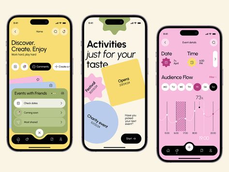 Application Ui Design, Learn Ux Design, App Design Layout, Website Concept, Ui Ux App, App Concept, Mobile App Design Inspiration, App Interface Design, 카드 디자인