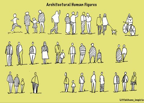 Architectural human figures #humandesign #humanfigures #architecturalillustration #architecturerepresentation #architecture #architecturalsymbols #architecturedesign Architectural People Figures, Humans In Architectural Drawings, Architecture Figures People, Human Entourage Architecture, Human Anthropometry In Architecture, Chief Architect, Body Figure, Sketches Of People, Human Figure Drawing