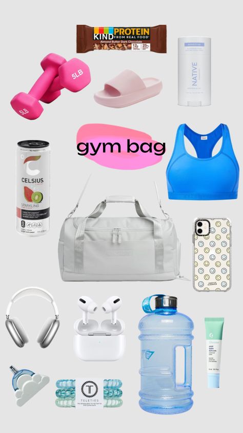 #gymbag School Gym Bag Essentials, Personalized Sports Gifts, School Backpack Essentials, Gym Bag Essentials, Backpack Essentials, School Gym, Routine Tips, Astuces Diy, Cheer Outfits