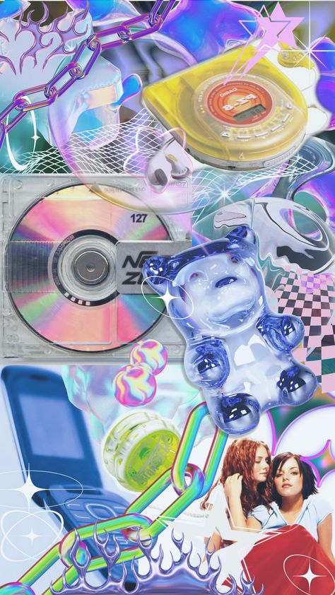 Y2K obsession #y2k #y2kaesthetic #y2knostalgia Real Y2k Aesthetic, Y2k Colorful Aesthetic, Y2k Core Wallpaper, Early 2000s Color Palette, Y2k Set Design, Y2k Flyer Design, Y2k Internet Aesthetic, Y2k Asthetics Photos, Y2k Colour Palette