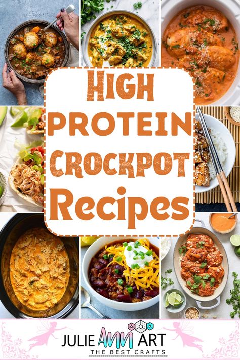 Protein Crockpot Recipes, Protein Slow Cooker Recipes, High Protein Slow Cooker Recipes, High Protein Crockpot, High Protein Crockpot Recipes, Slow Cooker Meal Prep, Slow Cooker Meal, School Nutrition, High Protein Dinner