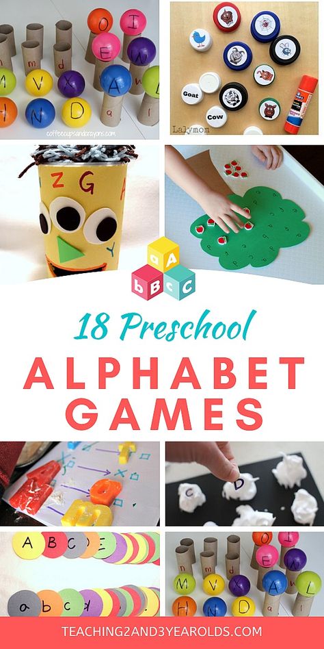 Letter Recognition Games, Letter Recognition Activities, Preschool Alphabet, Letter Games, Literacy Games, Abc Activities, Alphabet Games, Learning Abc, Alphabet Activities Preschool