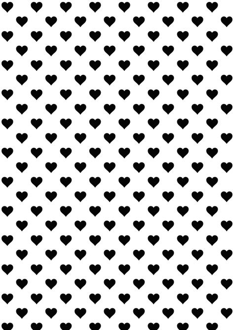 Free printable heart pattern paper | #blackandwhite Digital Heart, Printable Paper Patterns, Valentine Paper, Free Printable Planner Stickers, Heart Printable, Printable Scrapbook Paper, Planner Printables Free, Black And White Pattern, Scrapbook Printables