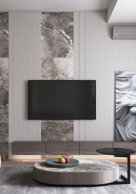 Modern Tv Room, Living Room Decor Tips, Tv Walls, Modern Tv Unit Designs, Tv Unit Design Modern, Modern Tv Wall Units, Living Room Wall Units, Tv Cabinet Design, Tv Unit Interior Design