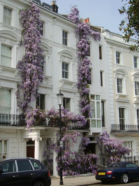 Noting Hill Aesthetic, Townhouses In London, London Flats Aesthetic, London Flat Aesthetic, London Dreams, London Townhouse, London Aesthetic, White Building, London Flat