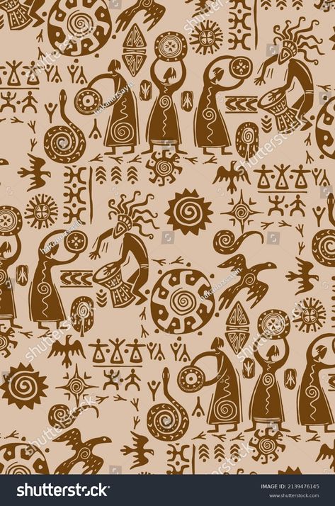 Indian Graphic Design Pattern, Traditional Prints Indian, Folk Design Indian, Indian Motifs Pattern, Indian Motifs Traditional, Indian Patterns Textiles, Indian Textile Prints, Traditional Indian Prints, Cultural Embroidery