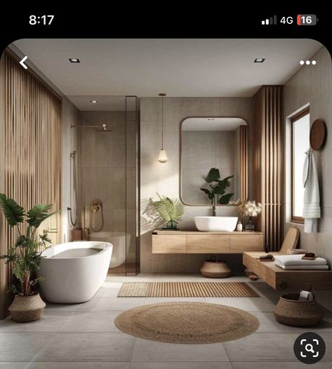 Japanese Zen Interior, Spa In Casa, Zen Bathrooms, Zen Interior Design, Zen Bathroom Design, Japanese Bathroom, Zen Interiors, Zen House, Diy Copper