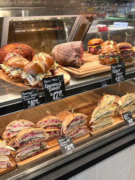 Bakery Style Sandwiches, Sandwich Display Ideas Coffee Shop, Sandwich Shop Decor, Modern Sandwich Shop, Sandwich Display Ideas, Cafe Sandwich Ideas Coffee Shop, Sandwich Shop Aesthetic, Bistro Sandwiches, Sandwich Shop Ideas