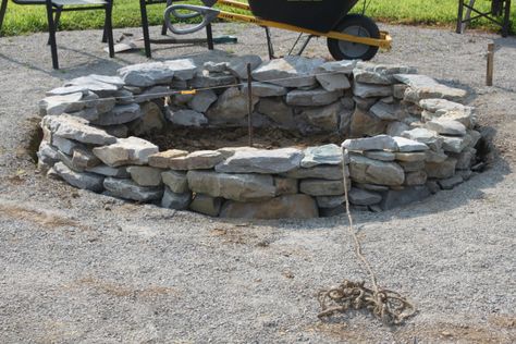 diy fire pit Archives - Old World Garden Farms Natural Rock Fire Pit, Fire Pit Layout, Rock Fire Pit, Backyard Landscapes, Fire Pit With Rocks, Outside Fire Pits, Backyard Fire Pit, Outdoor Fire Pit Designs, Fire Pit Ring