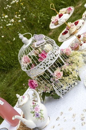 Tea party tablescape