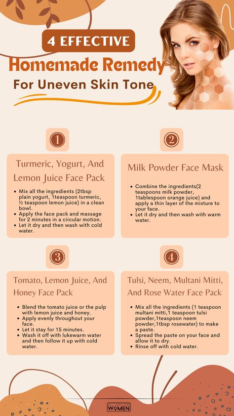 4 Effective Homemade Remedy For Uneven Skin Tone, uneven skin, skin care Eventone Skin Remedies, Remedy For Uneven Skin Tone, Remedies For Uneven Skin Tone, Face Mask For Even Skin Tone, Face Mask For Uneven Skin Tone, How To Get Even Skin Tone On Face, Uneven Skin Tone Remedies, Even Skin Tone Naturally, Pigmentation Remedy