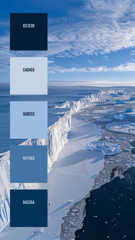 Colors:
031E36
C4D4E6
9ABCE0
4474A3
04335A Frozen Colour Palette, Ice Blue Color Combination, Frost Color Palette, Blue Complementary Color Palette, Icy Blue Color Palette, Icy Color Palette, Pantone Blue Shades, Frozen Color Palette, Ice Blue Color Palette