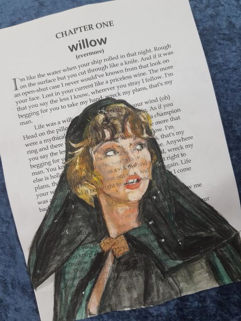 Evermore Watercolor, Watercolor Art Taylor Swift, Taylor Swift Watercolor Paintings, Watercolor Taylor Swift, Taylor Swift Watercolor, The 1 Taylor Swift, Taylor Swift Painting, Lyric Drawings, Taylor Swift Book