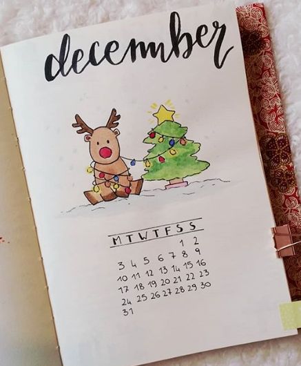 Journal December, Bullet Journal Christmas, December Bullet Journal, Bullet Journel, Bullet Journal 2020, Bullet Journal Set Up, Bullet Journal Cover Page, Christmas Journal, Plan With Me