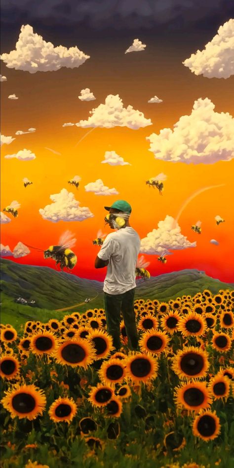 Zed Wallpaper Hd, Tyler The Creator Album Cover, Uicideboy Wallpaper, Flower Boy (album), Hip Hop Wallpaper, Tyler The Creator Wallpaper, Album Artwork Cover Art, Flower Boy, Rap Wallpaper