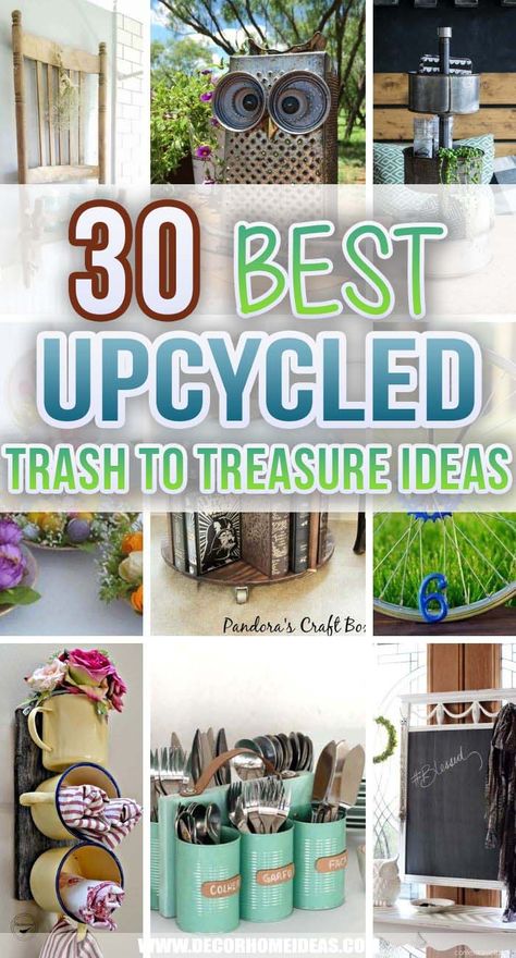 Uses For Totes Without Lids, Trash Upcycle Diy Ideas, Upcycle Trash Diy Ideas, Upcycle Containers Repurposed, Diy Crafts With Household Items, Recycled Project Ideas, Cute Diy Home Ideas, Refurbished Ideas Projects, Repurpose And Redesign Ideas