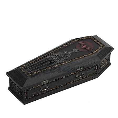 Gothic vampire coffin Coffin Reference, Aesthetic Coffins, Dracula Coffin, Rentry Recourses, Coffin Vampire, Coffin Bed, Vampire Coffin, Wood Casket, Gothic Coffin