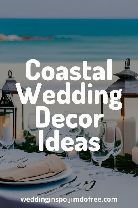 🏖️✨ Looking to create an unforgettable beachside celebration? Our article on coastal wedding decor is here to inspire you! Dive into the world of seashells, starfish, and nautical elements to bring the beauty of the coast to your special day. 🌊🌴 Romantic Coastal Wedding, Beachside Wedding Decor, Sea Wedding Decorations, Sand Centerpieces, Seaside Wedding Decor, Coastal Wedding Centerpieces, He Will Be Mine, Coastal Wedding Ideas, Coastal Wedding Decor