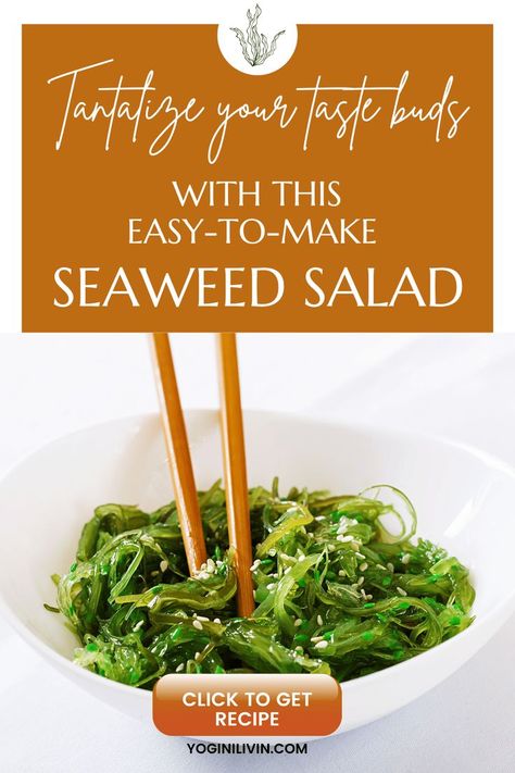 seaweed salad, recipe, vibrant, flavors, ocean, culinary adventure, fresh, medley, taste buds, delight, sea-sational, impress, friends, dining table, waves, fin-tastic, delicious Seaweed Salad Recipe Easy, Seaweed Salad Recipe, Wakame Salad, Wakame Seaweed, Make Waves, Easy Salad Recipes, Plant Based Eating, Hearty Breakfast, Keto Recipes Easy