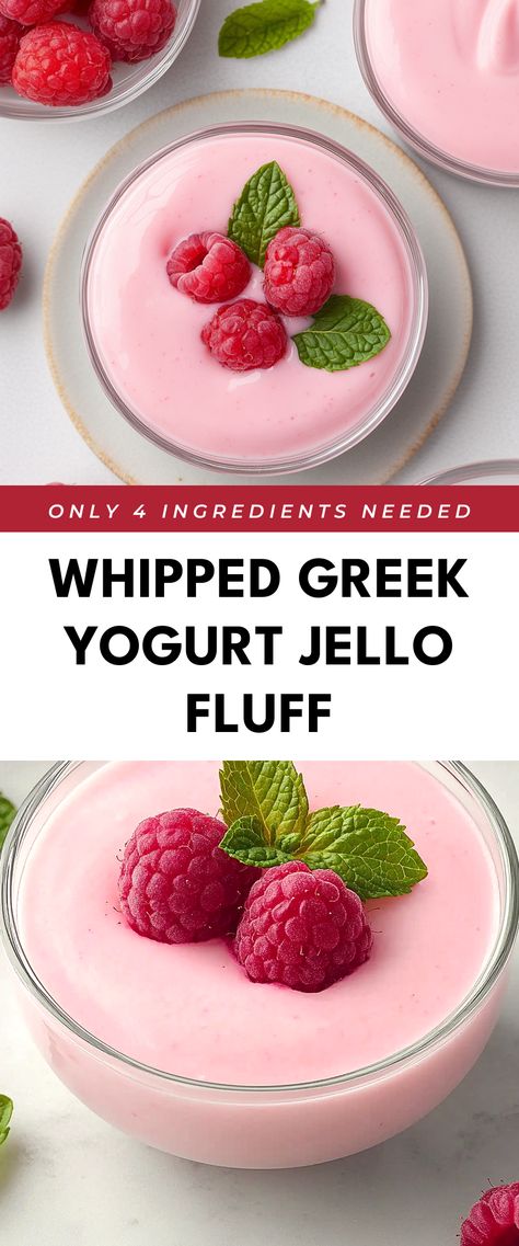 Image for Whipped Greek Yogurt Jello Fluff Greek Yogurt Jello Fluff, Jello Fluff With Greek Yogurt, Sugar Free Greek Yogurt Dessert, Jello With Greek Yogurt, Greek Yogurt Mix Ins Healthy, Greek Yogurt Jello Recipe, Recipes That Use Vanilla Yogurt, Yogurt Desserts Healthy, Orange Fluff With Greek Yogurt