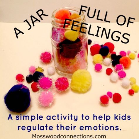 A Jar Full of Feelings Sensory Regulation Activity Thrive Activities, Feelings Jar, Feelings And Emotions Activities, Nurture Group, Counseling Classroom, Elsa Support, Sensory Regulation, Visual Sensory, Emotion Regulation