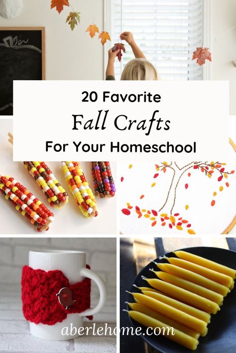 Fall School Projects, Waldorf Fall Activities, Fall Crafts For Homeschool, Homeschool Fall Decor, Easy Homeschool Crafts, Fall Activities For Homeschool, Fall Crafts For Elementary Students, Useful Fall Crafts, Fun Fall Homeschool Ideas