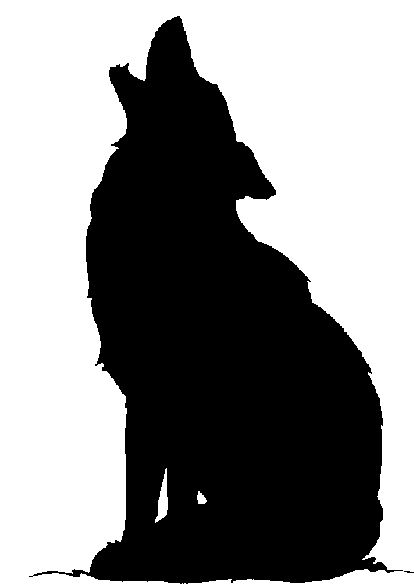 coyote clip art Coyote Howling, Silhouette Arte, Wolf Silhouette, Animal Stencil, Silhouette Stencil, Silhouette Vinyl, Animal Silhouette, Stencil Patterns, Scroll Saw Patterns