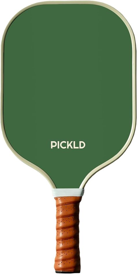 PICKLD Stylish Premium Pickleball Paddle Racket | Durable Fiberglass Surface | Honeycomb Core | Perfect Addition to a Pickleball Set | Indoor Outdoor Pickle Ball Paddle (Leaf Green) : Sports & Outdoors Pickle Ball Paddle, Paddle Ball, Ball Aesthetic, Green Sports, Pickleball Shirt, Paddle Sports, Pickle Ball, Beer Brands, Tennis Fashion