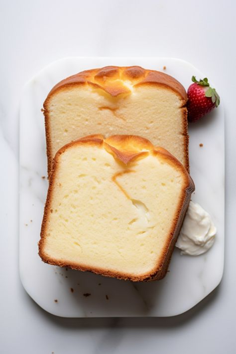 Discover the ultimate Cream Cheese Pound Cake recipe! Rich, creamy, and utterly irresistible. Bake this masterpiece and pin it to share the love! Cheese Pound Cake Recipe, Cream Cheese Pound Cake Recipe, Pound Cake Recipes Easy, Cheese Pound Cake, Sour Cream Pound Cake, Cream Cheese Pound Cake, Pound Cake Recipe, Homemade Whipped Cream, Pound Cake Recipes