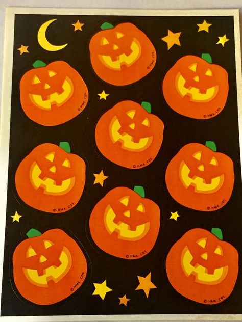 Cute Halloween Pumpkin Jack O Lanterns Vintage Single Sticker Sheet 1980 Scrap Booking Sticker Collecting Craft  20-01-184 FF by ThePinkRoom Halloween Pumpkin Jack O Lantern, Jack O Lanterns, Happy Pumpkin, Jack O'lantern, It's Never Too Late, Pumpkin Jack, Halloween Vintage, Halloween Jack, Never Too Late