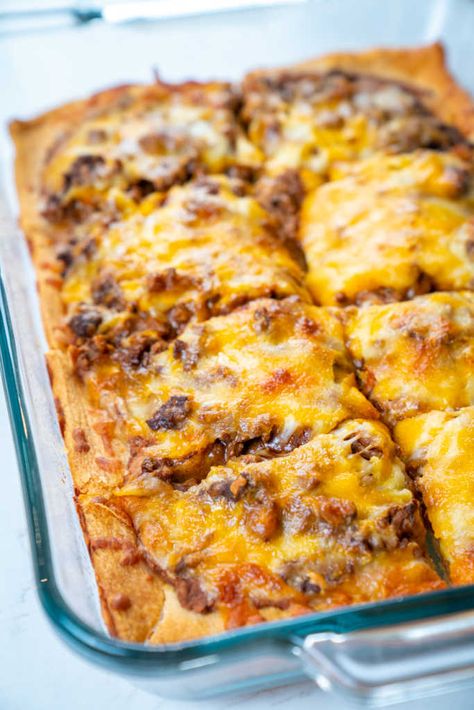 Taco Crescent Rolls, Crescent Dough Sheet Recipes, Mexican Taco Casserole, Crescent Roll Taco, Crescent Roll Taco Bake, Taco Casserole Bake, Crescent Roll Casserole, Crescent Roll Crust, Crescent Bake