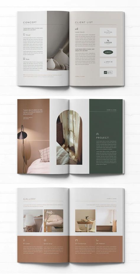 Furniture Book Design, Minimalist Editorial Design Layout, Furniture Catalog Design Layout, Furniture Magazine Design, Elegant Magazine Layout, Interior Design Magazine Layout Ideas, Furniture Magazine Layout, Page Layout Design Magazine, Furniture Catalogue Design Layout