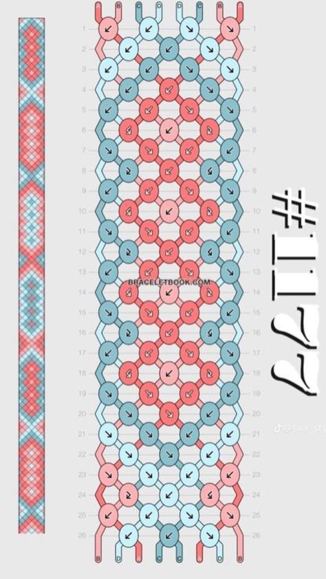 #friendship #braceletpattern #string #stringbracelet #pattern1177 Classic Friendship Bracelet Pattern, 7 Strand Friendship Bracelet, Braclet Inspiration Sting, Bracelet Patterns Sting, How To Read Friendship Bracelet Patterns Knots, 5 Strand Bracelet Pattern, Printable Bracelet Template, Bracelets With 4 Strings, Wave String Bracelet Pattern