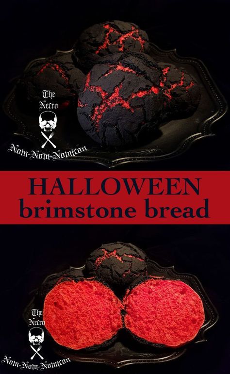 Brimstone Bread, Halloween Torte, Spooky Food, Dessert Party, Halloween Baking, Rumor Has It, Halloween Dinner, In The Deep, Halloween Desserts