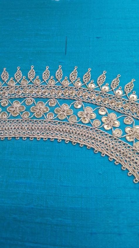 Dori Work Embroidery Design Kurti, Marodi Work Sabyasachi, Marori Work Embroidery, Maroori Work, Marodi Work Blouse, Marodi Embroidery, Marodi Work, Dori Work, Saree Painting Designs