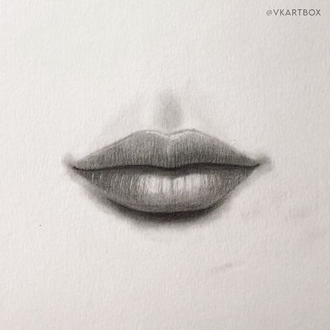 Vkartbox - Easy Lips drawing ☺️😊 | Facebook Lips Drawing Realistic, Realistic Lips Sketch, Lips Pencil Sketch, Lips Pencil Drawing, Face Drawing Realistic, Easy Lips Drawing, Realistic Lips Drawing, Lips Drawings, Lips Draw