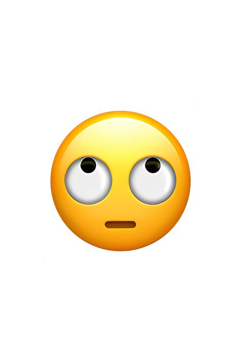 The 🙄 Face With Rolling Eyes emoji depicts a face with closed eyes and raised eyebrows, with the eyes rolled upwards and to the side. The mouth is slightly open, with a small frown or smirk. The overall expression is one of annoyance, boredom, or disbelief. The emoji is often used to convey sarcasm or frustration. Eye Roll Emoji, Rolled Eyes Mood, Emoji Annoyed, Side Eye Emoji, Annoyed Emoji, Stiker Emoji, Smirk Emoji, Emoji Mood, Roll Eyes