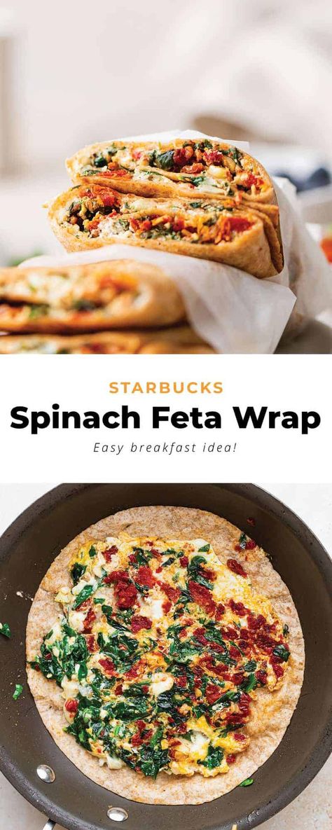 Spinach Feta Cheese Wrap Starbucks, Recipes With Spinach Vegetarian, Spinach Feta Sandwich, Healthy Dinners With Spinach, Spinach Wrap Starbucks, Copycat Spinach Feta Wrap Starbucks, Copycat Starbucks Feta Wrap, Egg Spinach And Feta Breakfast Wrap, Recipes To Make With Spinach