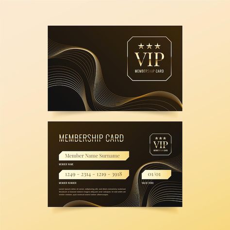 Vip Card Design, Gym Membership Card, American Express Gift Card, Loyalty Card Template, Credit Card App, Member Card, Vector Gradient, Contact Card, Vip Card