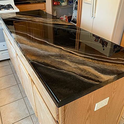 Stone Coat Countertop, Resurface Countertops, Epoxy Countertops, Resin Countertops, Epoxy Paint, Painting Countertops, Epoxy Countertop, Countertop Colours, Clear Epoxy Resin