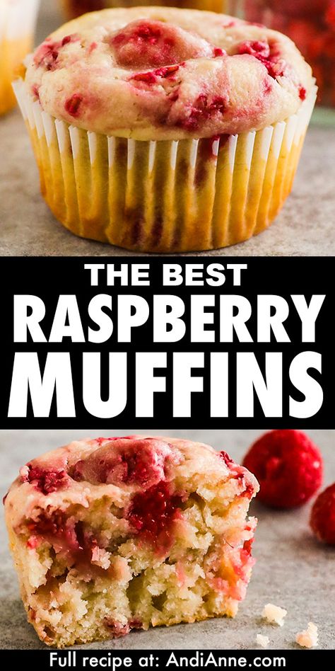 Raspberry Muffins With Sour Cream, Raspberry Mini Muffins, Raspberry Crumb Muffins, Raspberry Peach Muffins, Berries Muffin Recipe, Best Muffin Recipes Ever Easy, What To Do With Frozen Raspberries, Sour Cream Raspberry Muffins, Raspberry Jam Muffins