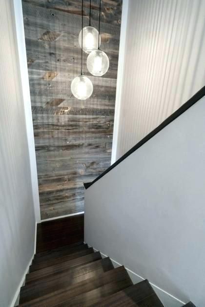 Stair Lighting Ideas, Stairs Lighting Ideas, Stairway Lighting Ideas, Basement Stair Lighting, Mid Century Modern Entryway, Entryway Lamps, Basement Stair, Staircase Lighting Ideas, Modern Lobby