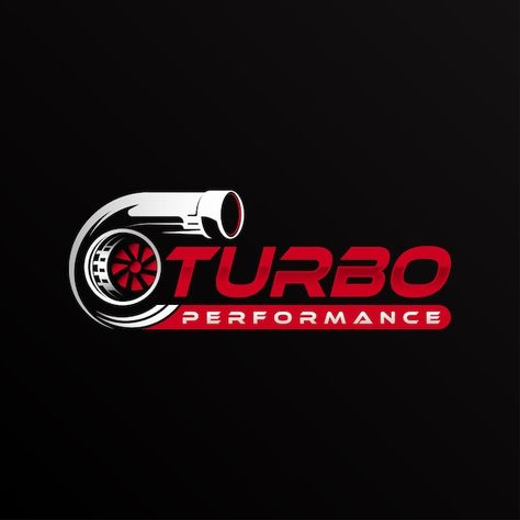 Vector turbo service automotive logo tem... | Premium Vector #Freepik #vector #car #red #transportation #business Car Garage Logo, Store Moodboard, Bmw Garage, Turbo Logo, Transportation Business, Car Turbo, Automotive Logo Design, Bus Card, Automotive Logo