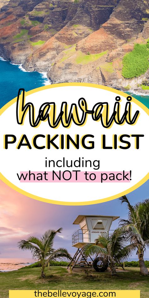 Packing List Hawaii, Packing For Hawaii, Hawaii In February, Pack For Hawaii, Hawaii Vacation Outfits, Hawaii Trip Planning, Hawaii Vacation Tips, Hawaii Packing List, Hawaii Packing