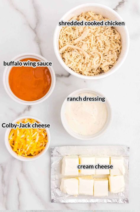 Buffalo Chicken Dip Microwave, Cream Cheese Chicken Dip, Crock Pot Buffalo Chicken Dip, Buffalo Chicken Dip Oven, Baked Buffalo Chicken Dip, Crockpot Buffalo Chicken Dip, Crock Pot Buffalo Chicken, Chicken Wing Dip, Buffalo Ranch Chicken