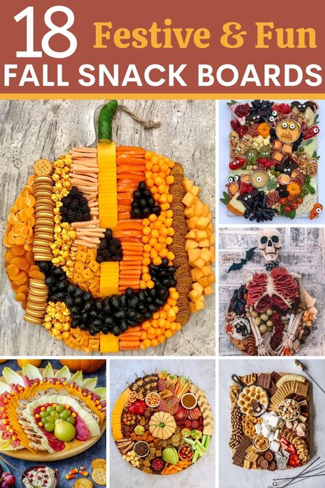 18 Spooky, Fun and Festive Fall Snack Boards the Whole Family Will Love - Raising Teens Today Fall Charcuterie Board, Fall Charcuterie, Snack Boards, Fall Party Food, Halloween Sleepover, Kid Friendly Snack, Fall Snacks, Teen Fun, Snack Board