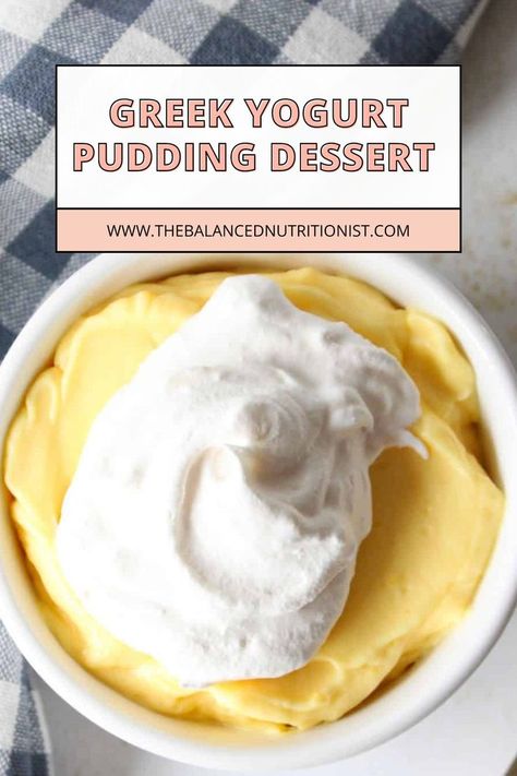 Greek Yogurt And Pudding, Greek Yogurt Pudding, Plain Yogurt Recipes, High Protein Pudding, Plain Greek Yogurt Recipes, Greek Yogurt Recipes Dessert, Greek Yogurt Recipes Healthy, Protein Greek Yogurt, Greek Yogurt Snacks