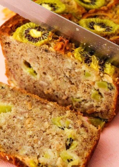 40 KIWI FRUIT INFUSED RECIPES – The Lifestyle Hacks | Food Recipes, Fitness, & DIY Kiwi Bread, Kiwi Desserts, Kiwi Recipes Dessert, Kiwi Fruit Cake, Kiwi Fruit Recipes, Kiwi Dessert, Kiwi Recipes, Kiwi And Banana, Fruit Bread